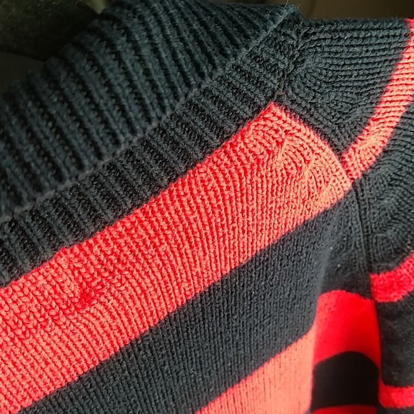 JP Collections OS Striped Sweater - Picture 5 of 6